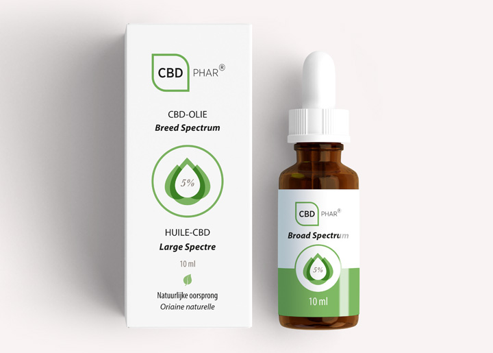 CBD-olie - Breed Spectrum - Amophar 10ml.