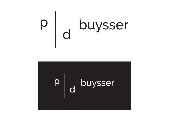 ontwerp/voorstel logo Pieter De Buysser