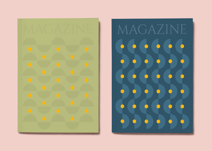 Magazine cover design