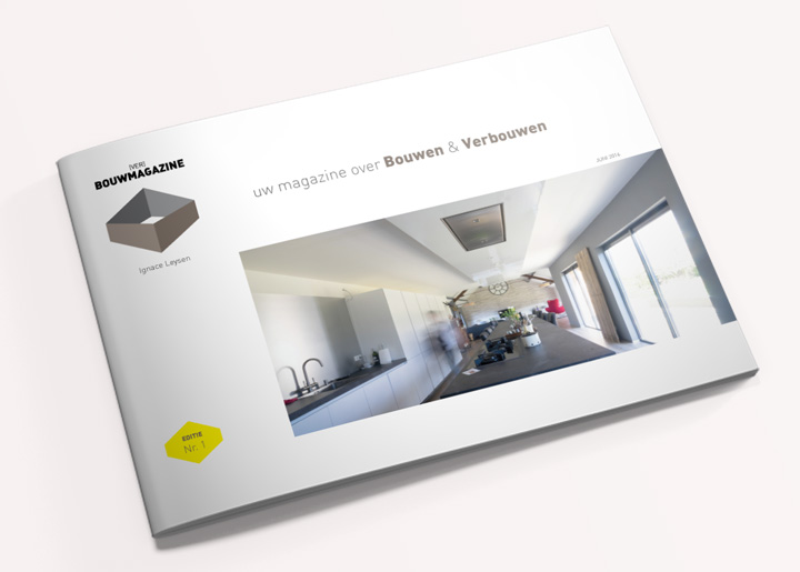 Ontwerp cover & logo (ver)Bouw Magazine 