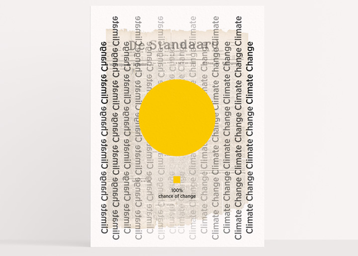Poster design Climate Change, 100% chance of Change