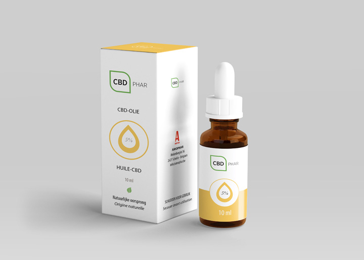 CBD-olie Basis, 10ml.